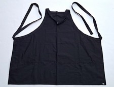 Chef Works Black Bib Apron - 65% Polyester / 35% Cotton Poly-Cotton Blend