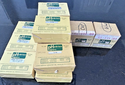   Lot of Hydrion pH Test Paper Rolls   Micro Essential Laboratory   New in Box