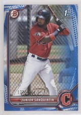 2022 Bowman Prospects Blue Pattern Border 122/125 Junior Sanquintin #BP-80 0c6