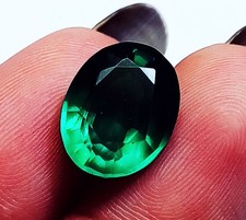 Certified Natural Green Garnet 9.60 Ct Oval Shape Loose Gemstone