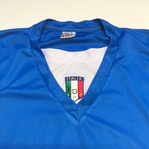 Youth Large Blue ITALIA Soccer Jersey Shirt - Picture 2 of 3