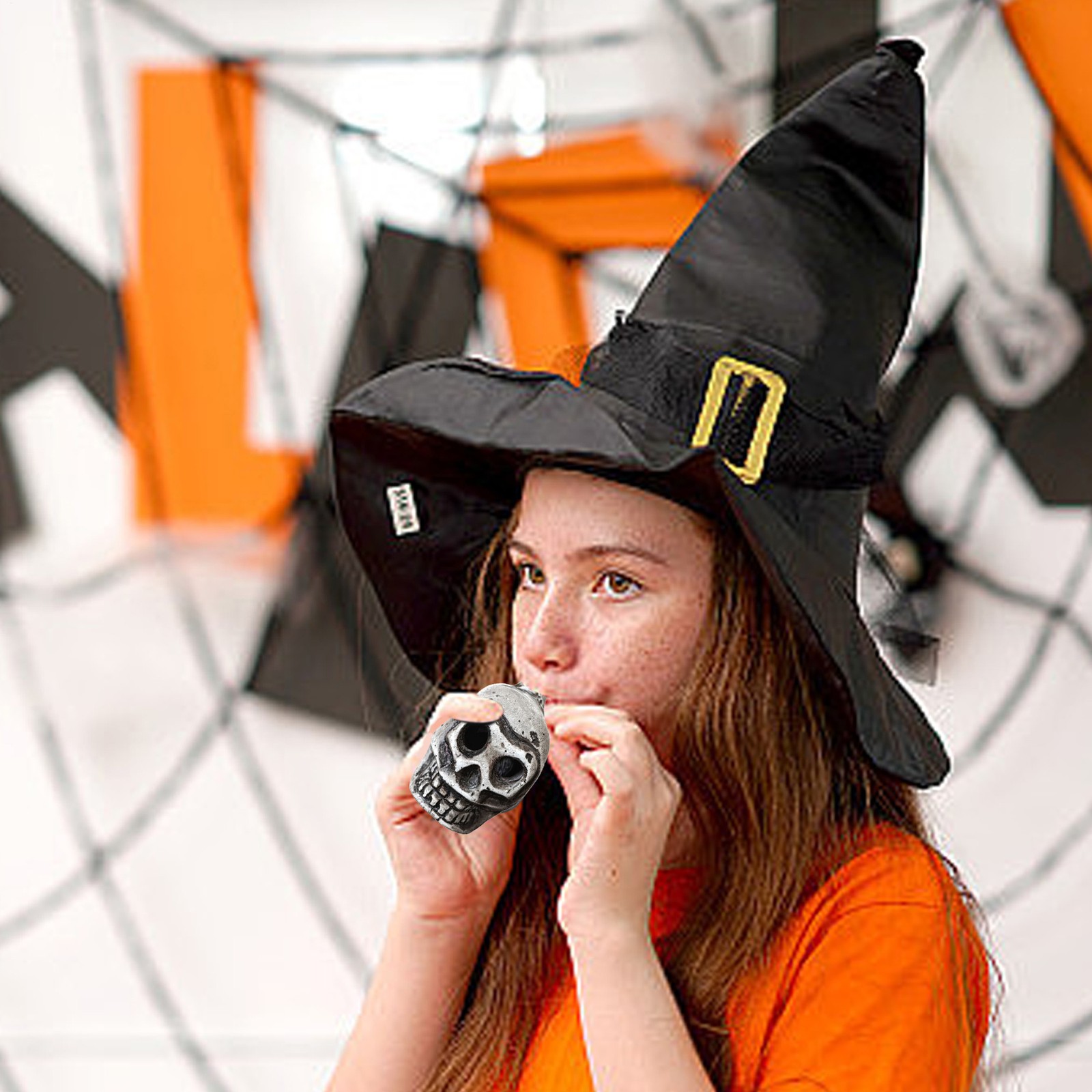 Authentic Aztec Whistle Spooky Aztec Death Whistle for Party Prank Props