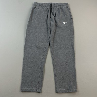 Nike Sportswear Club Fleece Pants Mens Large Gray Sweatpants Jogger Swoosh Logo