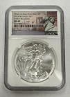 2015 W Silver American Eagle Early Release MS69