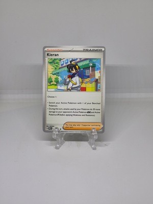 113/131 KIERAN | UNCOMMON | PRISMATIC EVOLUTIONS POKEMON KARTE