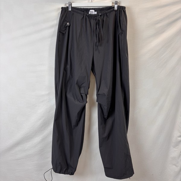Princess Polly Parachute Toggle Joggers Womens 12 Charcoal Y2K 90s Retro Pants