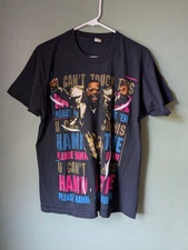 Vintage 90s MC Hammer T Shirt Sz XL Rap Tee Double Sided Screen Stars