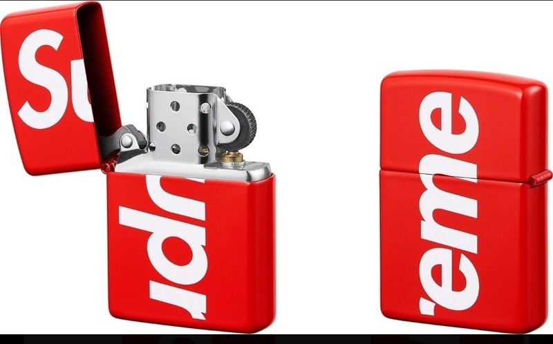 RARE Zippo Red Box Logo Supreme Supr Logo Lighter Made in USA Limited NY