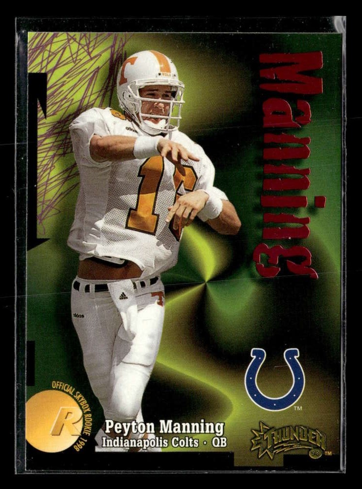 1998 SkyBox Thunder Peyton Manning #239 Rookie Indianapolis Colts FX4271