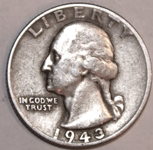 1943-P Washington Quarter - Fine - #1068EA