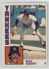 1984 Topps Blank Back Ron Guidry #110 0w7