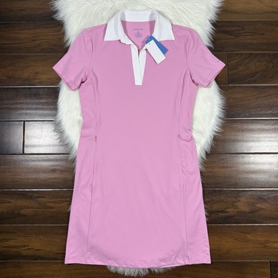 J. McLaughlin Women's Size XS Pink Polo Collared Pocket Costas Dress