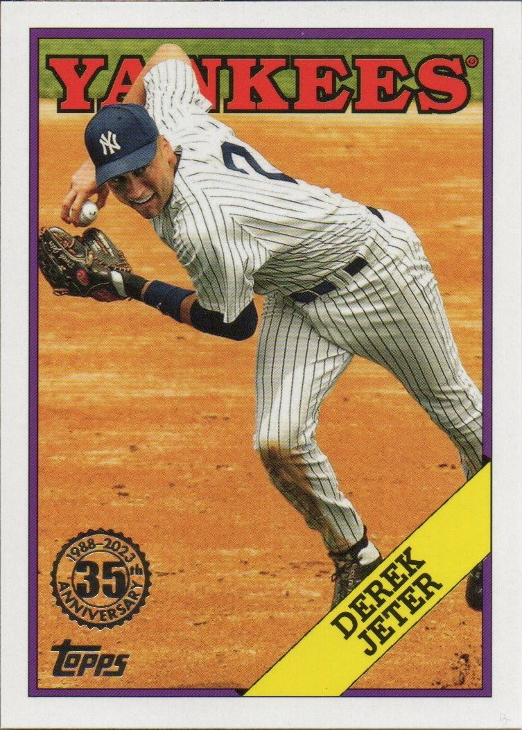 2023 Topps 1988 Topps Baseball #88US-35 Derek Jeter Yankees