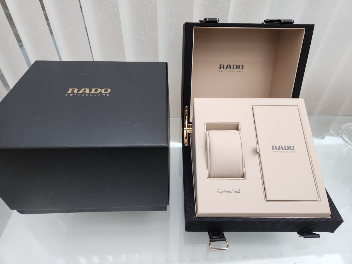 Genuine Original Rado Captain Cook Watch Box Case Complete Set