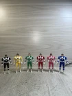 Lot Of 6 Vintage Bandai 1993 Mighty Morphin Power Rangers "Flip Head" Figures S1