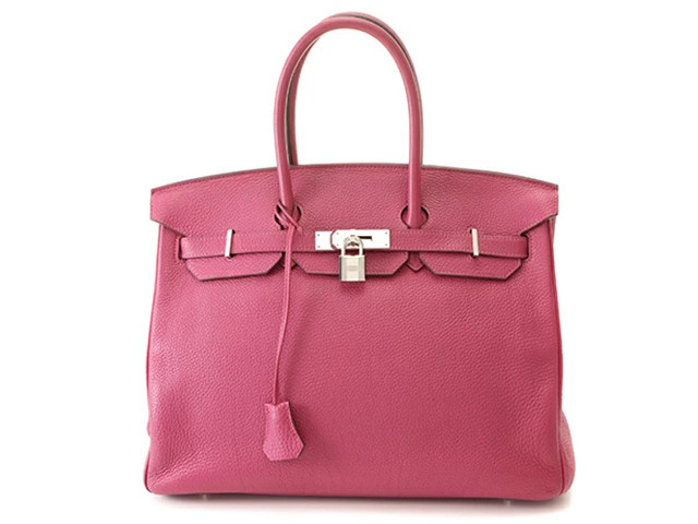 Hermes Birkin 35 Tosca / SV Bag Handbag Square O 2011 Women's #DB079