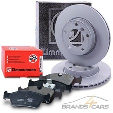 ZIMMERMANN BREMSSCHEIBEN + BELÄGE VORNE FÜR BMW 3-ER E46 316 318 320 BJ 98-05