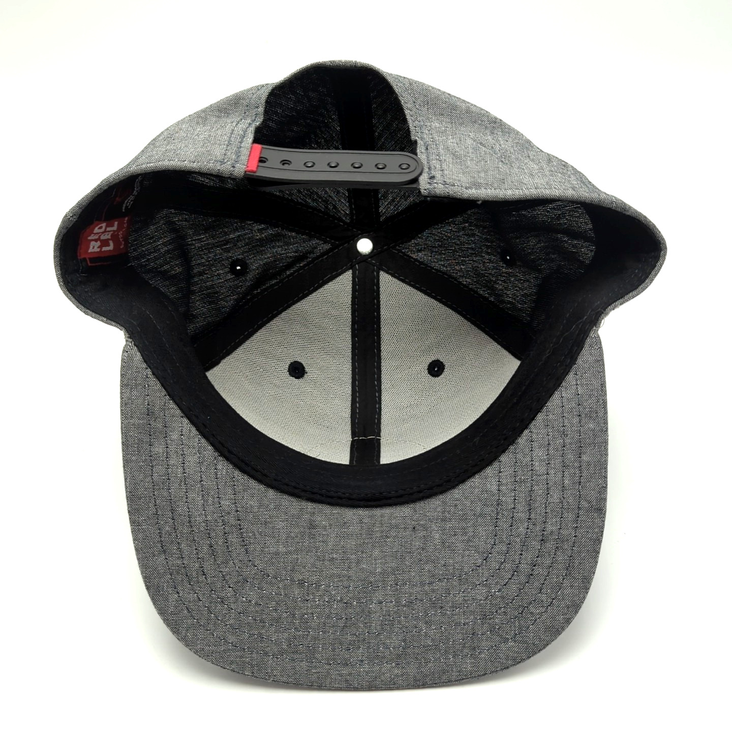 Baked Wings hat gray adjustable snapback cap - image 6