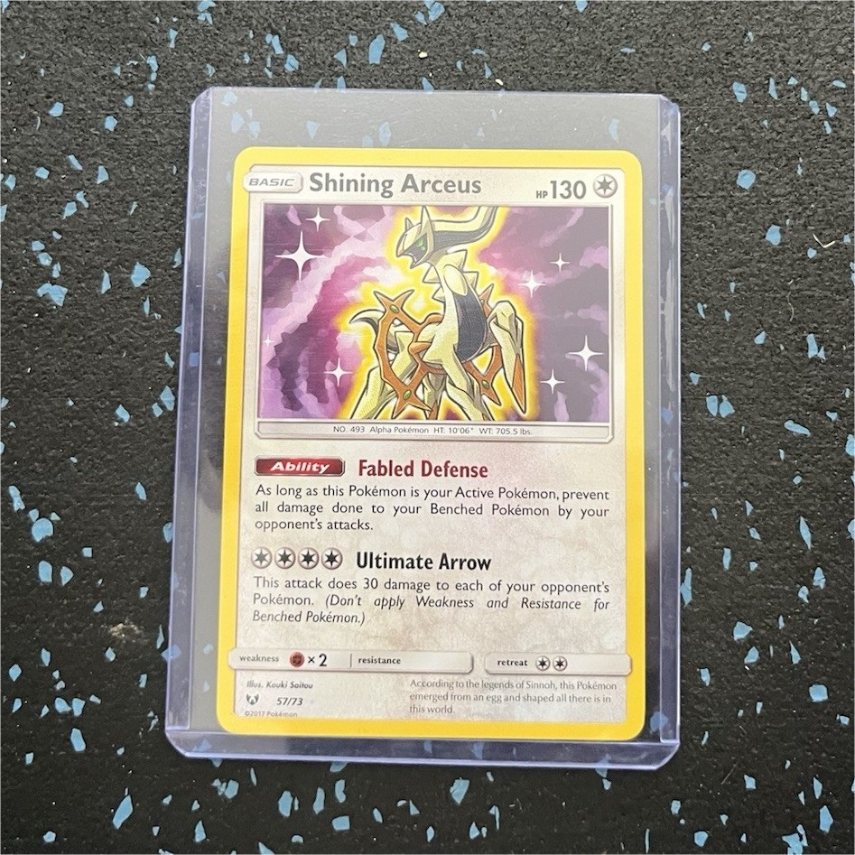 Shining Arceus 57/73 Shining Legends Shiny Holo Rare EN 130HP