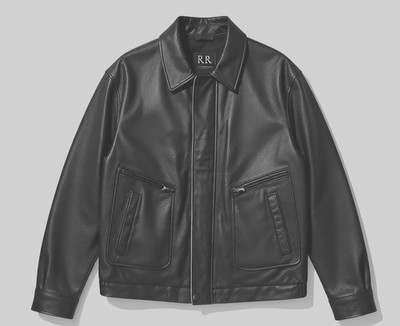 RBM Outdoor Collection Genuine Leather Black Jacket Men s XL