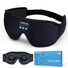 Sleep Headphones, Bluetooth 5.0 Wireless 3D Eye Mask, Lightimetunne... Fast Ship