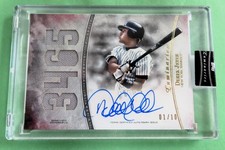 2017 Topps Luminaries DEREK JETER #HKR-DJ  HIT KINGS AUTO GU RELIC #01/10 SSP