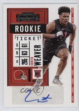 2020 Panini Contenders Rookie Ticket Variation Curtis Weaver #198 Auto qw7