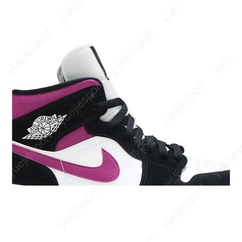 Wmns Air Jordan 1 Mid Black Cactus Flower BQ6472-005 — 第 2/4 张图片