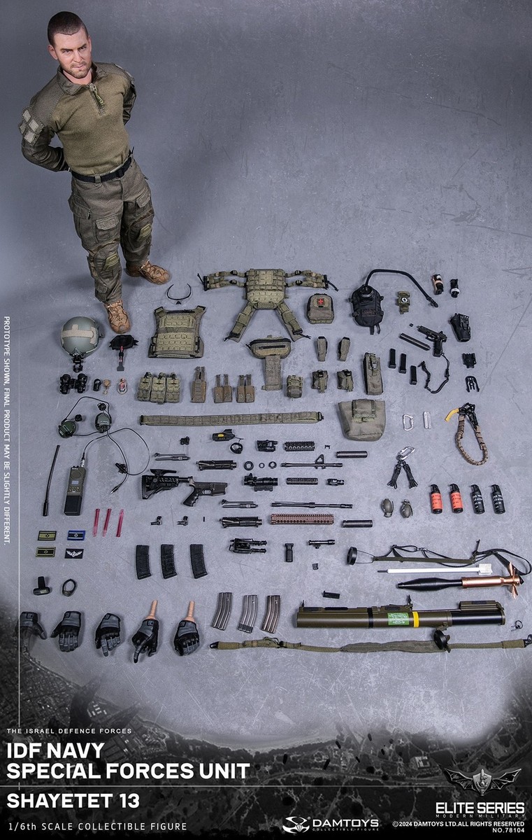 New DAMTOYS 78104 1/6 IDF Navy Special Forces Soldier Action