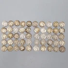 Roll of 50 Silver Mercury Dime $5 Face Mixed Dates