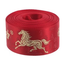 Year of Horse Ribbon 2026 Lunar New Decorations Decorative for Bows