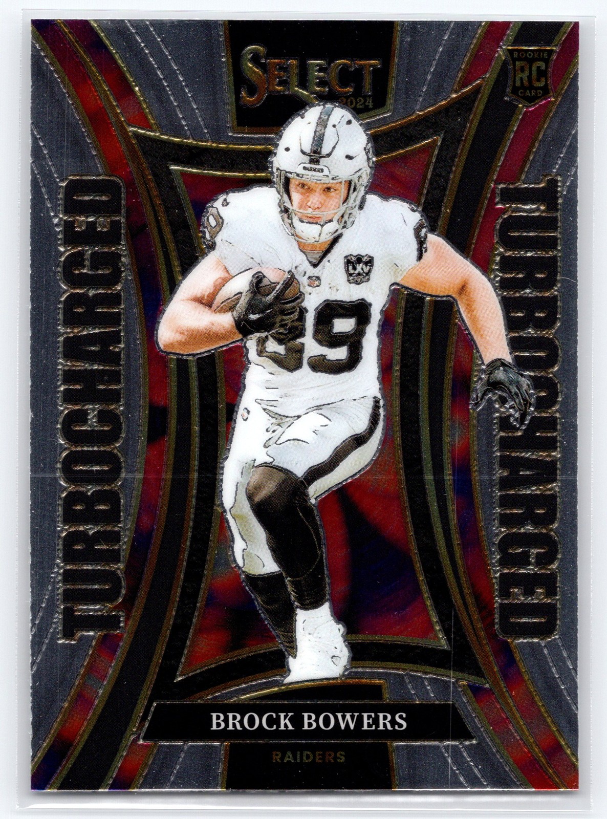 2024 Panini Select #6 Brock Bowers Turbocharged