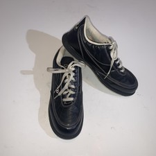Dexter Turbo 2 Bowling Shoes Mens Size 9M Black White Slide-Rite Lace Up
