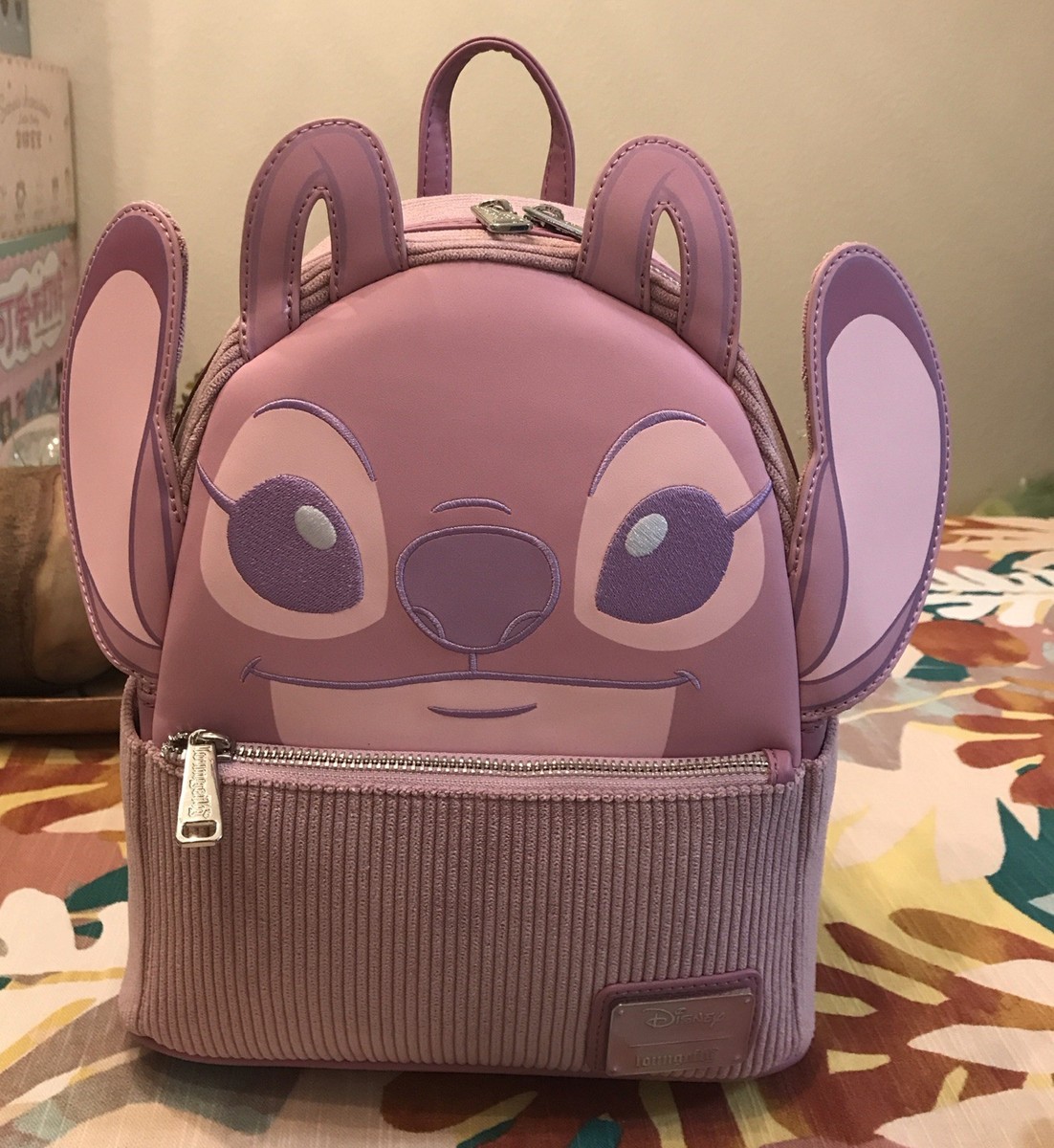 disney lilo & stitch women's mini backpack purple Disney's and -- Angel and Stitch WondaPop 11 catching purple sequin detailing Disney Lilo and Stitch So