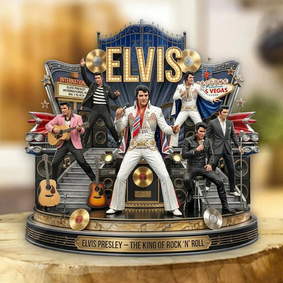 Elvis Presley Custom Shape Acrylic Plaque