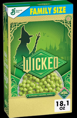 Wicked Cereal Elphaba Caramel Apple COLLECTIBLE Box Limited 18.1oz NEW