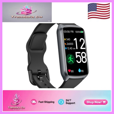 #ad #ad Elegant Fitness Tracker: Blood Pressure Oxygen Steps Tracking amp; Notifications $75.99
