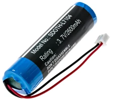 High Capacity Replacement Battery For Croove B0143KH9KG Voice Amplifier 2600mAh