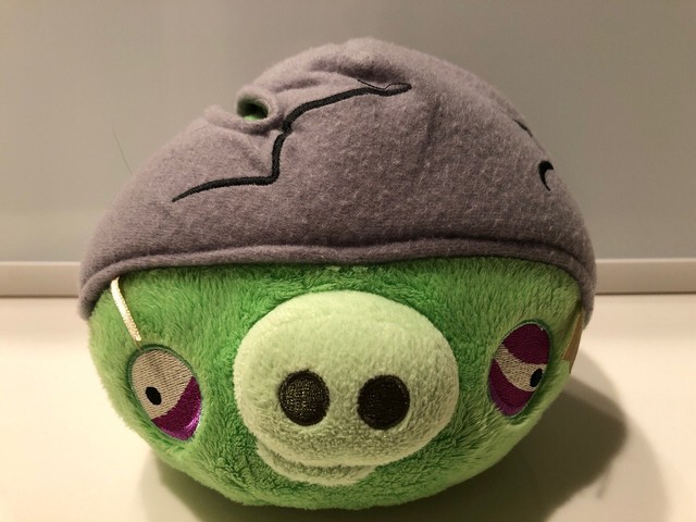 helmet pig plush