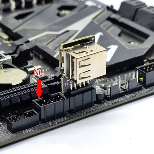 USB 2.0 Expansion Board 9-Pin Motherboard Built-In Plus Bluetooth Wireless Card - Picture 4 of 4