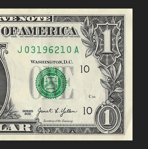 MAR 10 1962 Date Note Fancy Serial Number One Dollar Bill 03 10 1962 - Picture 6 of 11