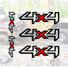 4x4 sticker set - 5 pcs-off roading green laning decal adventure window boot