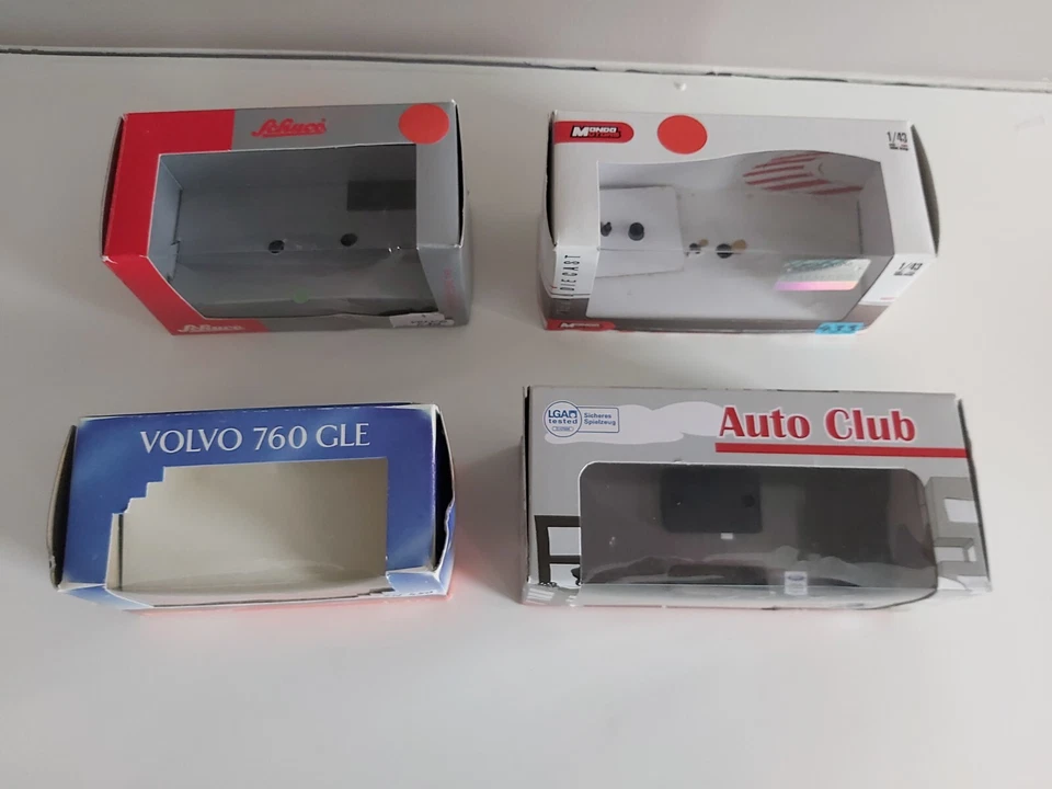 Varias cajas (x4) 1/43 Tonka/Mondo/Schuco/Welly - Volvo/Ford/Mercedes - Imagen 2 de 4