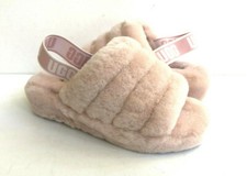UGG FLUFF YEAH SLIDE QUARTZ MOCASSIN SLIP ON SANDAL US 10 / EU 41 / UK 8
