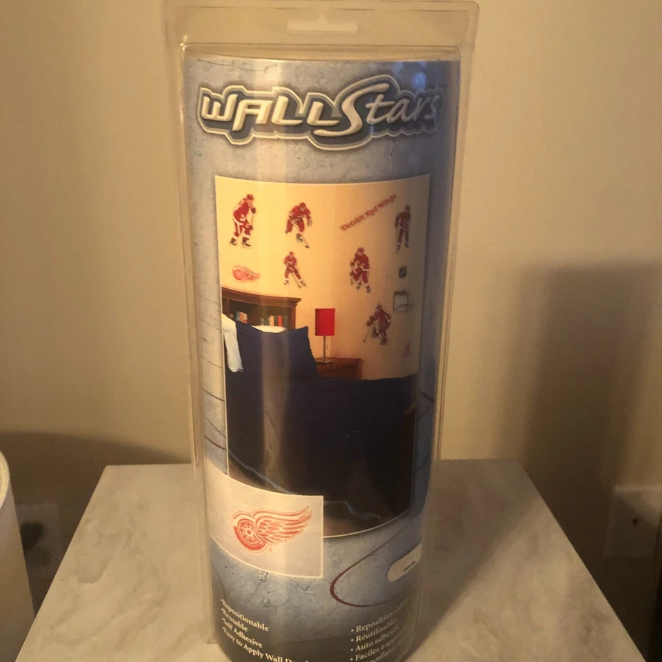 墙星 NHL 底特律红翼墙贴纸 - 全新 - 阅读下面的玩家 — 第 2/4 张图片