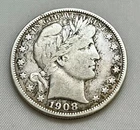 1908 O Barber Half Dollar Better Date