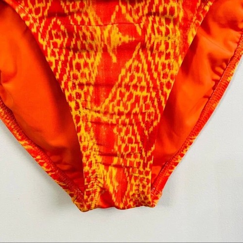 Vix Size S Memfis Bia full back bikini bottom in orange - Picture 5 of 9