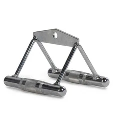 Titan Fitness D-Handle Cable Machine Attachment, Non-Slip Grip Chrome-Plated