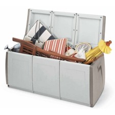 Baule Box 140 Contenitore in Resina Cassapanca Esterno Interno Storage Multiuso