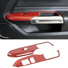 Window Lift Switch Button Switch Panel Trim Cover For Ford Mustang 2015+Interior
